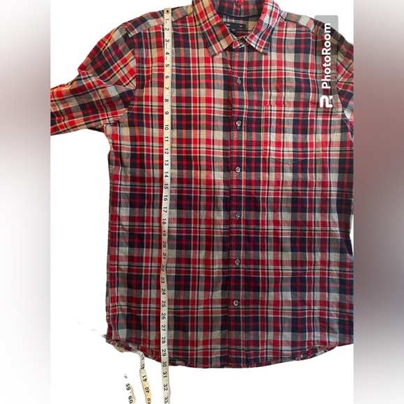 Men’s Gap Long Sleeve Plaid Shirt - Picture 5 of 6